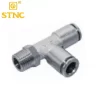MPST6-01 Nối nhanh chữ T ren ngoài STNC (MPST6-01 hợp kim) 18 MPST12-04 Nối nhanh chữ T ren ngoài STNC (MPST12-04 hợp kim)