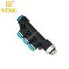 PKD8-6-G02 Nối nhanh 5 cổng ren ngoài STNC (PKD8-6-02 Gioăng chống rò rỉ) 18 PKD12-10-G04 Nối nhanh 5 cổng ren ngoài STNC (PKD12-10-04 Gioăng chống rò rỉ)