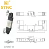 TG2532-10N Van điện từ khí nén (5 cửa 2 vị trí) TG STNC 4 TG2532-10N Van điện từ khí nén (5 cửa 2 vị trí) TG STNC