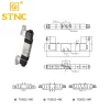 TG3522P-08 Van điện từ khí nén (5 cửa 3 vị trí) TG STNC 3 TG3522P-08 Van điện từ khí nén (5 cửa 3 vị trí) TG STNC